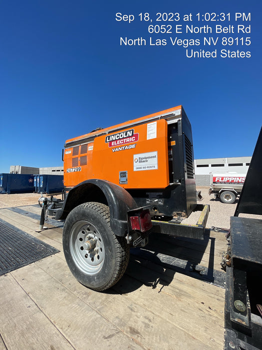 2022 Lincoln Electric LE400 Kubota V1505, Trlr, Cable Rack, Light Kit, ES Decals, T3