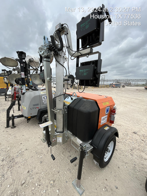 2024 Wanco WLTT-4MM4K Diesel, Deep Sea Controller, Shore Power Plug, Auto Start, (4) 350W LED Floodlights, 4kW Generator, 60 Gal Fuel Tank, 2" Ball, T3