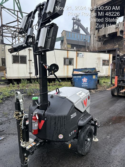 2024 Wacker Neuson LTT4 Diesel, Kohler KDW702, Deep Sea Controller, Auto Start, LED 320W, Bypass Outlet, T3