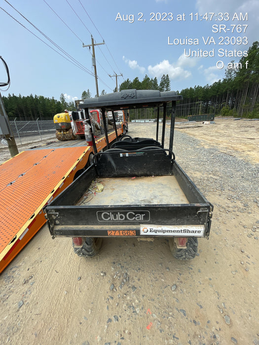 2023 Club Car CA1700D Canopy, Diesel, 4 Passenger