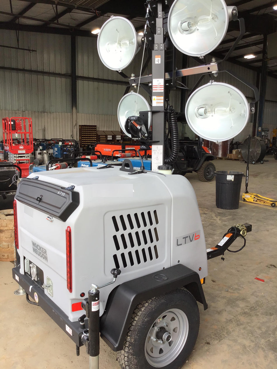 2019 Wacker Neuson LTV6L-MH Wacker Neuson LTV6L Mobile Light Tower w/Fuel Level Sensor Installed