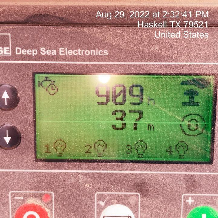 2022 Allmand NLV3GR (4) LED Light Fixture 350W, 23' Vertical Mast, 3kW Prime, Towable, ES Decals, T3