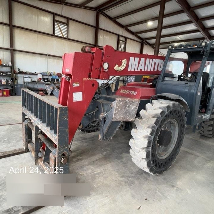 2018 Manitou 12042 Manitou MTA 12042 w/Open ROPS, Work Lights/Strobe, Aux Hyd, Solid Tires, Lift Hook, 66" Carriage, 72" Forks, Outriggers
