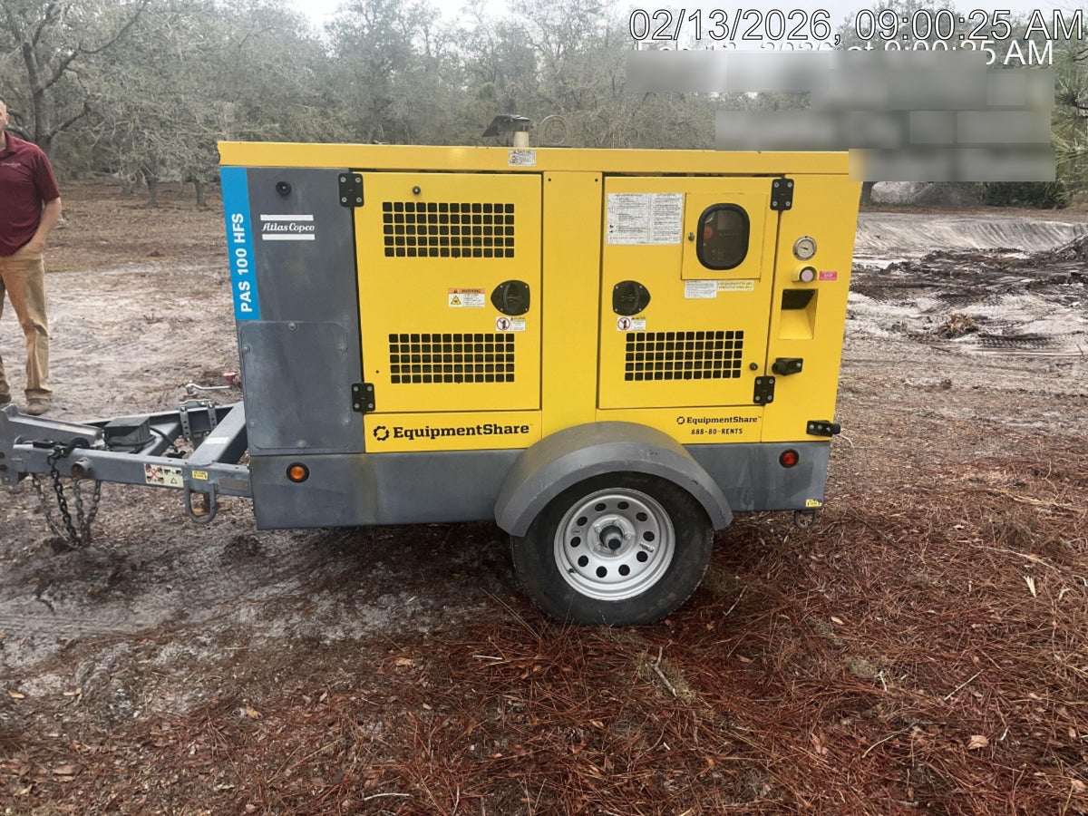 2021 ATLAS COPCO PAS 100 HF CS Enclosed