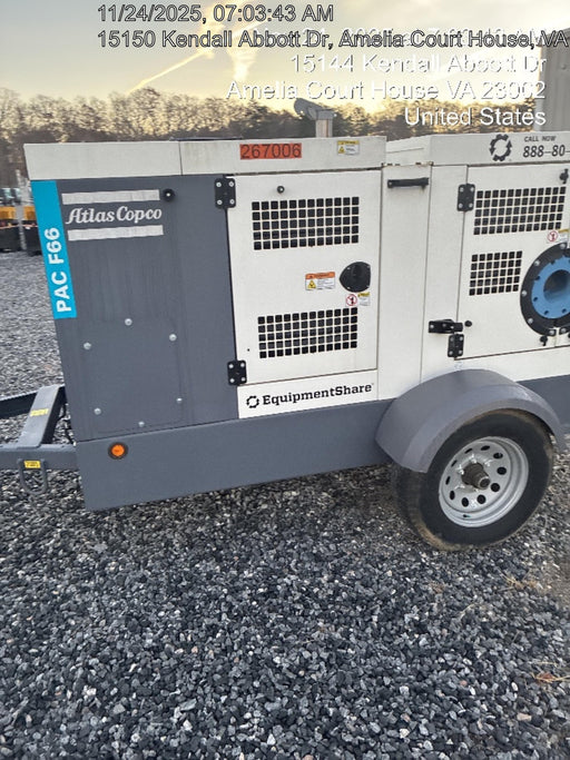 2022 ATLAS COPCO PAC F66 KD-S