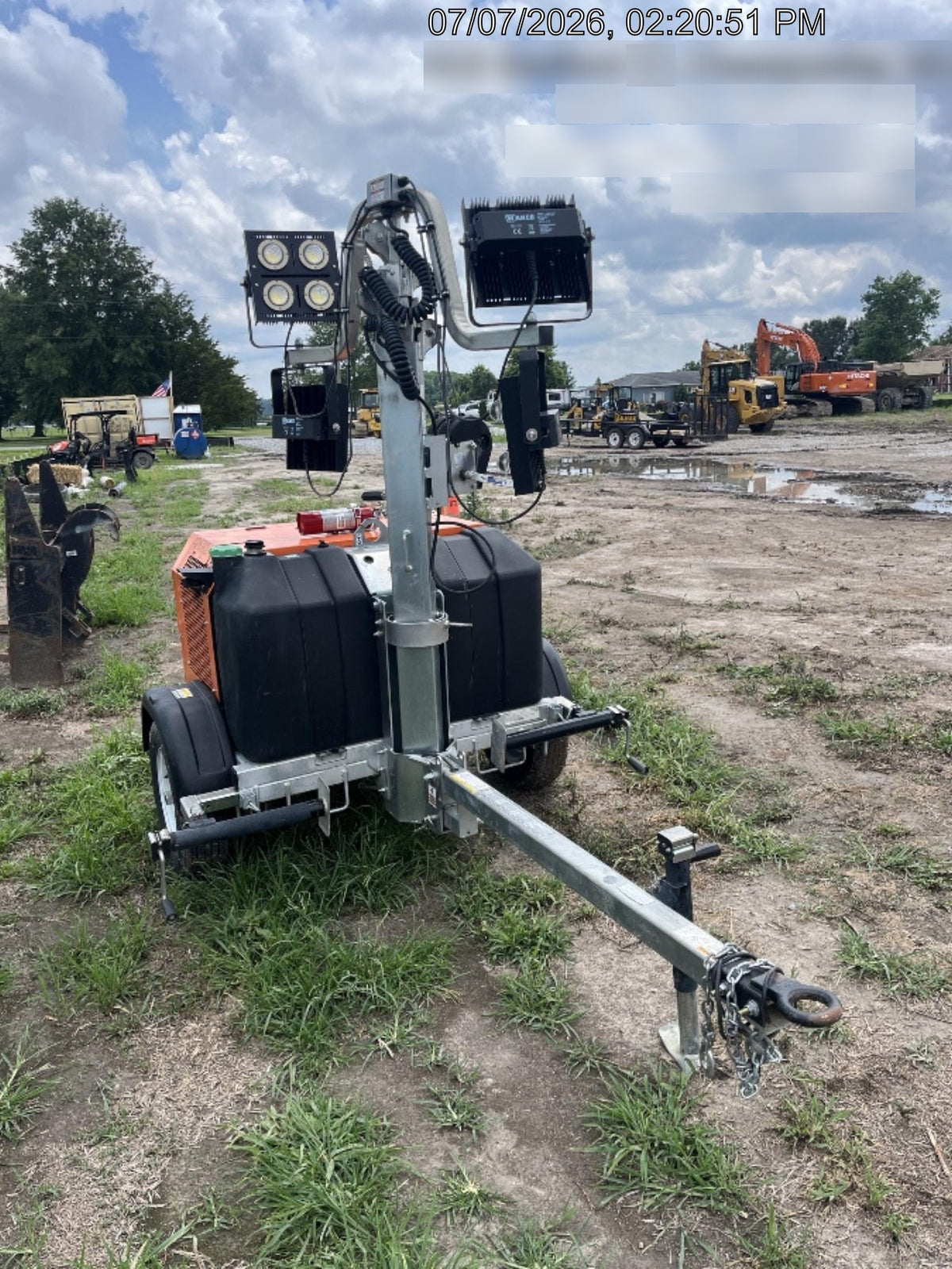 2024 Wanco WLTT-4MM4K Diesel, Deep Sea Controller, Shore Power Plug, Auto Start, (4) 350W LED Floodlights, 4kW Generator, 60 Gal Fuel Tank, 2" Ball, T3