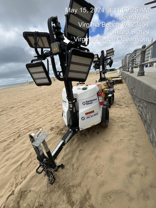 2023 Generac MLT2 Diesel, Flex Switch 120V Input, Powerzone Controller, 
(4) 320W LED Lights, 4kW Generator, 39.9 Gal Fuel Tank, 2" Ball, T3