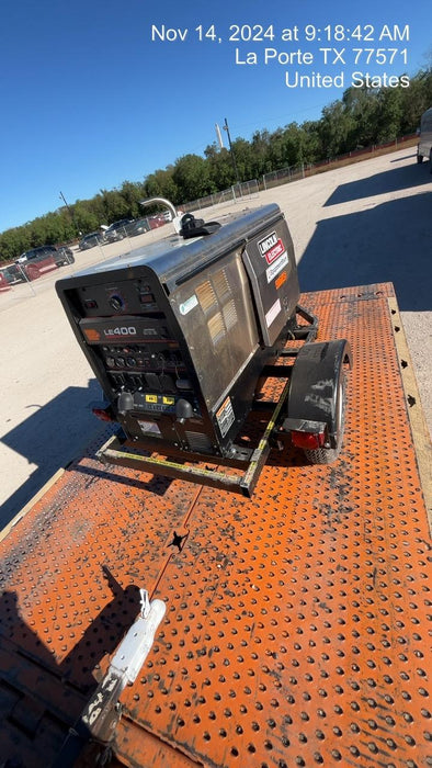 2024 Lincoln Electric LE400 Kubota V1505, Trlr, Cable Rack, Light Kit, ES Decals, T3