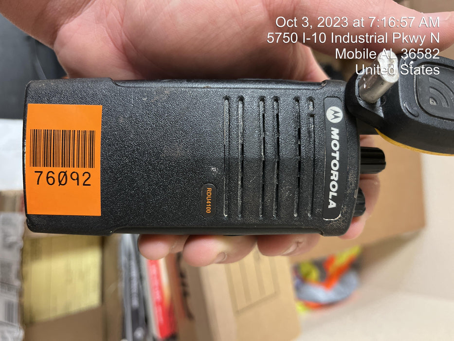 2020 MOTOROLA RDU4100