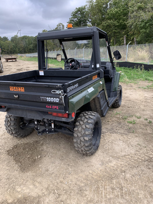 2021 Yanmar YU1000 Canopy, Steel Wheel, Poly WindShield, Beacon, Backup Alarm