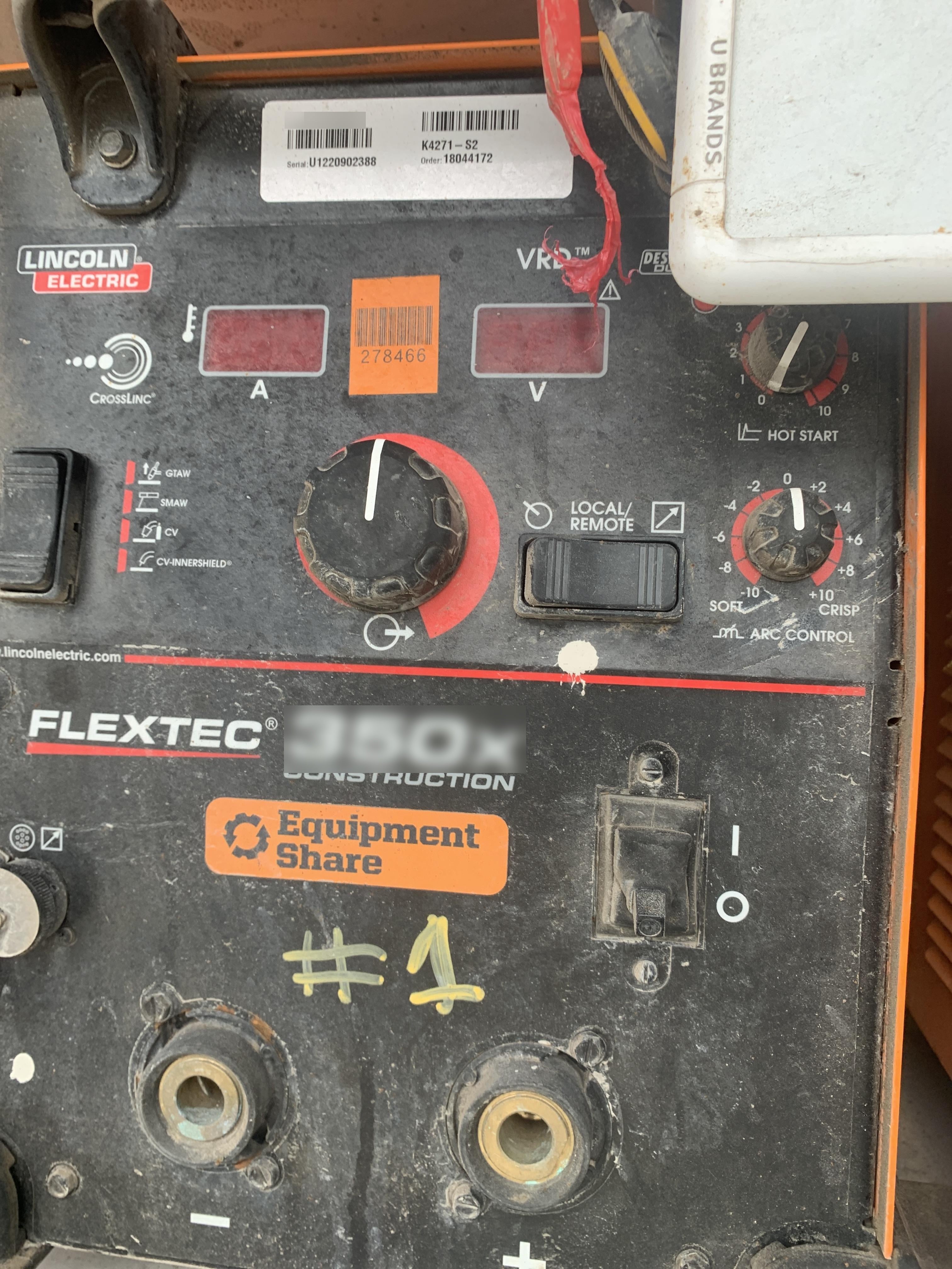 2022 LINCOLN ELECTRIC FLEXTEC 350X
