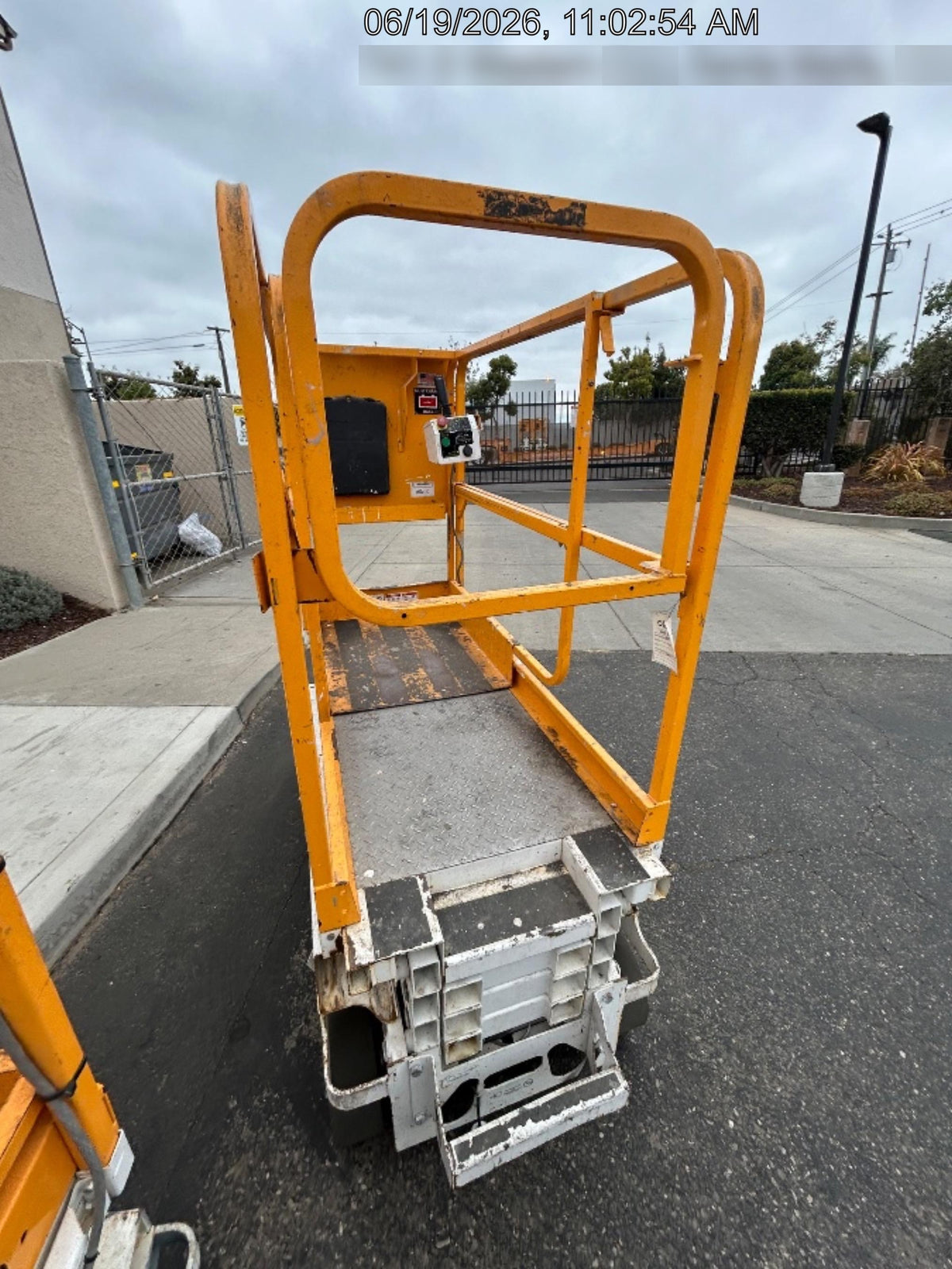 Custom Equipment HB-1430 <ul>
 <li>Hy-Brid Scissor Lift</li>
  <li>Platform capacity up to 670 lbs.</li>
  <li>Working height up to 20 ft</li>
  <li>Weighs under 1,700 lbs.</li>
  <li>Non-marking wheels </li>
</ul>