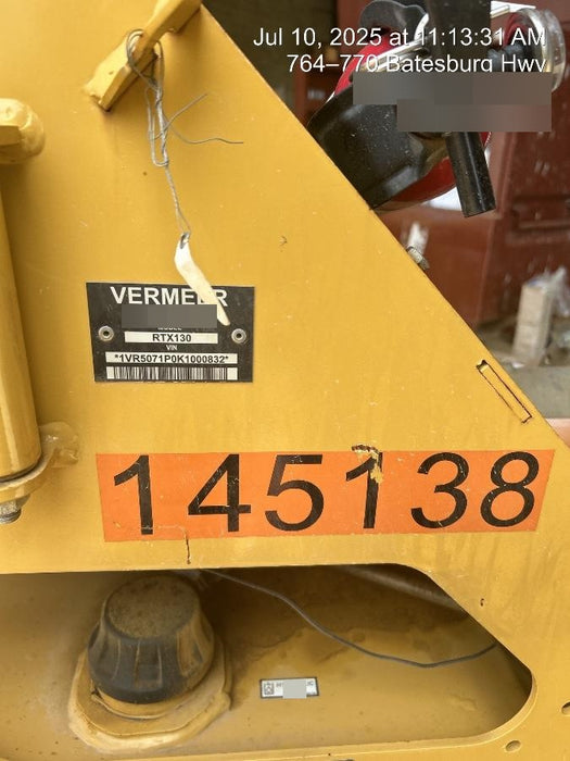 2019 VERMEER RTX130