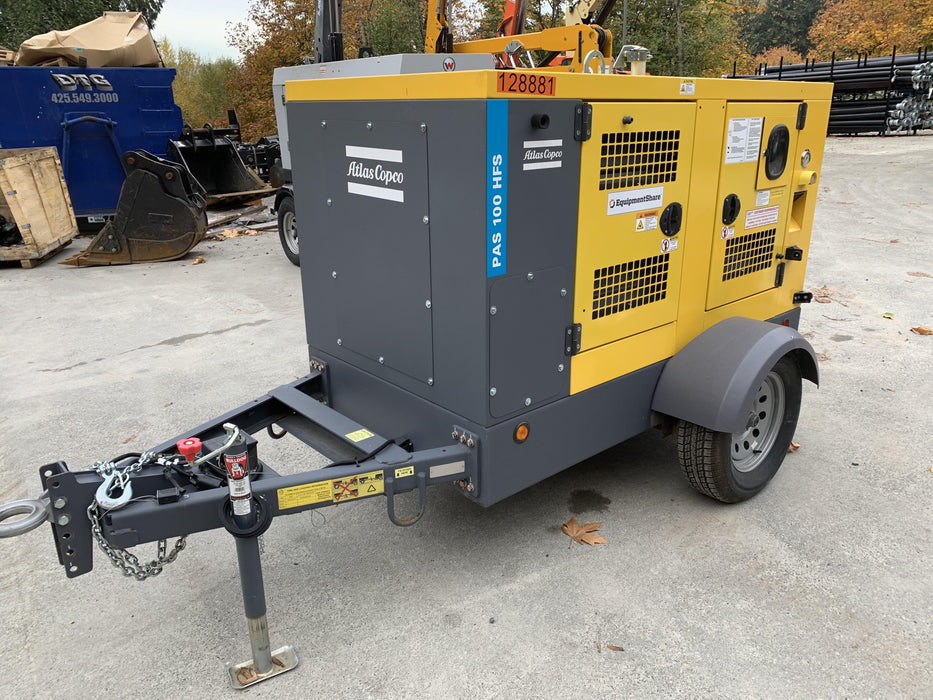 2020 ATLAS COPCO PAS 100 HF CS Enclosed