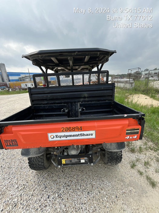 2022 Kubota RTV-X1140W-H Plastic Canopy, Windshield Acrylic Clear, LED Strobe Light, Wire Harness Kit, Back up Alarm