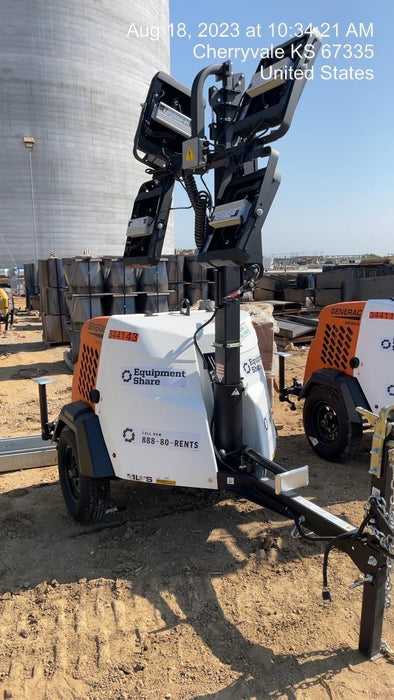 2023 Generac MLT2 Diesel, Flex Switch 120V Input, Powerzone Controller, (4) 320W LED Lights, 4kW Generator, 39.9 Gal Fuel Tank, 2" Ball, T3