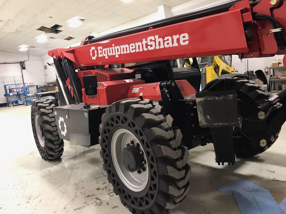 2019 Manitou MTA10055 Canopy, 120 HP, Solid Tires, Work Lights, Lift Hook, Auxiliary Hydraulics w/66" Carriage and 60" Forks