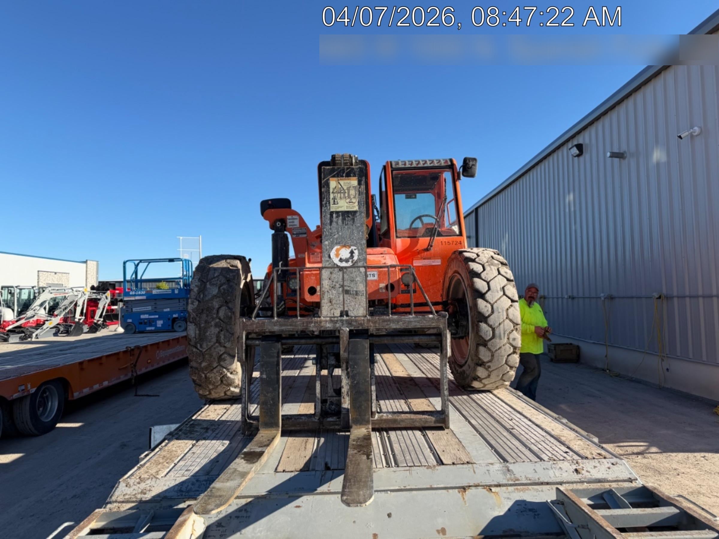 2020 Skytrak 8042 74 Hp, Cab-Heat ONLY, FF Tires, Work Lights, Beacon, Aux Hydraulics, Back up Alarm, Lifting Eye, ES Decals