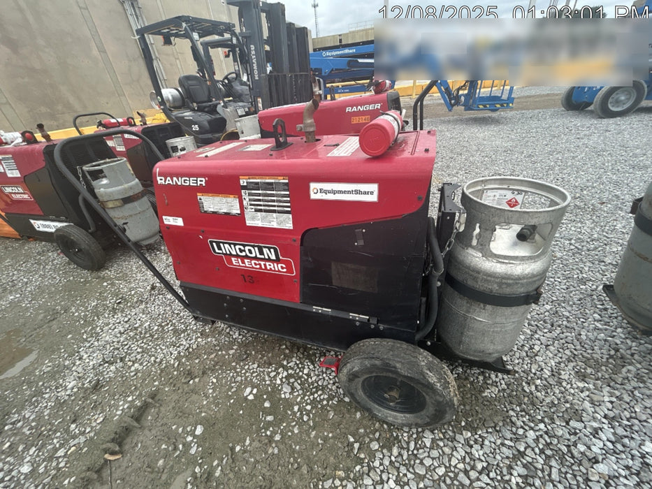 2021 Lincoln Electric Ranger 305 LPG K3430-1, Ranger 305 LPG, Undercarriage, Tank Holder & Strap, 10kw AC Gen, 25hp Kohler LPG Eng