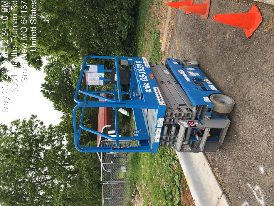 2016 Genie GS-1930 Standard Rental Specs