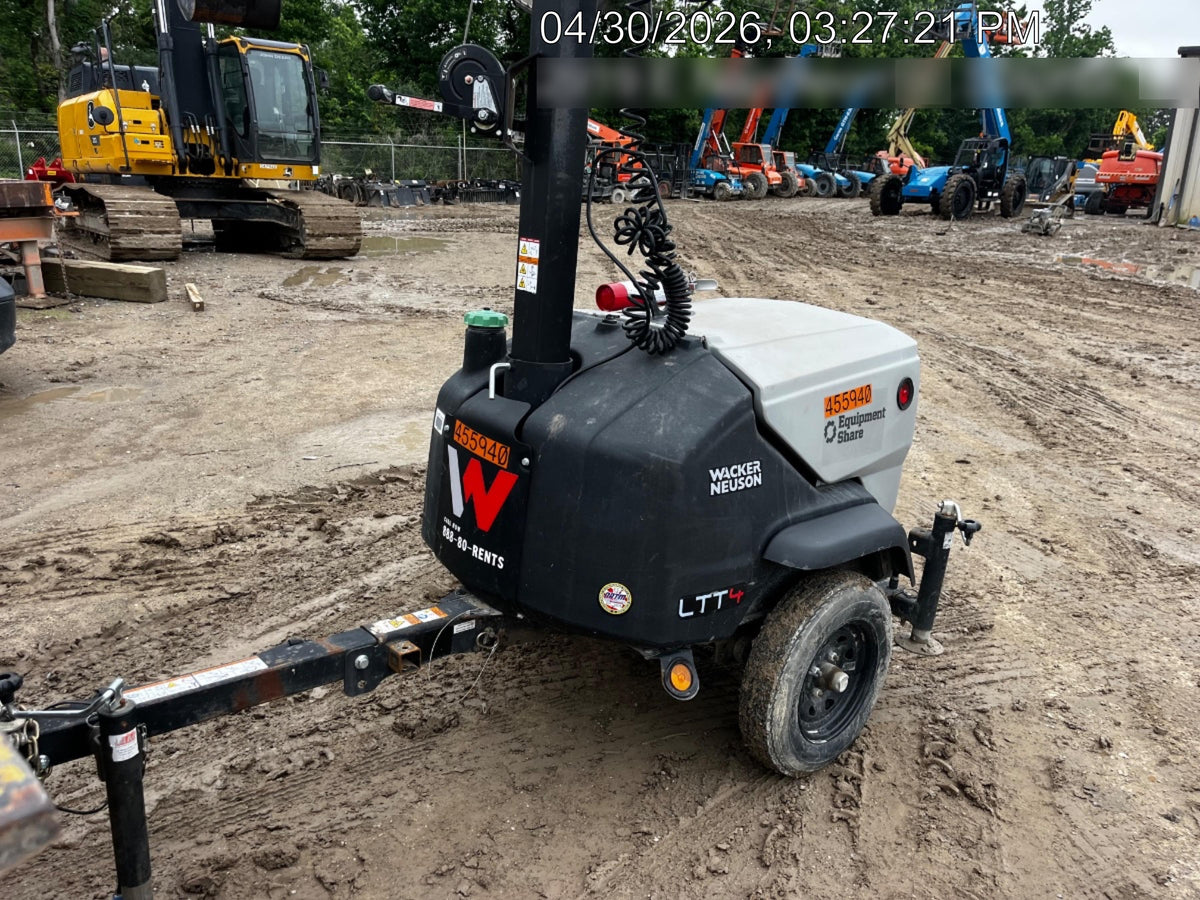 2024 Wacker Neuson LTT4 Diesel, Kohler KDW702, Deep Sea Controller, Auto Start, LED 320W, Bypass Outlet, T3