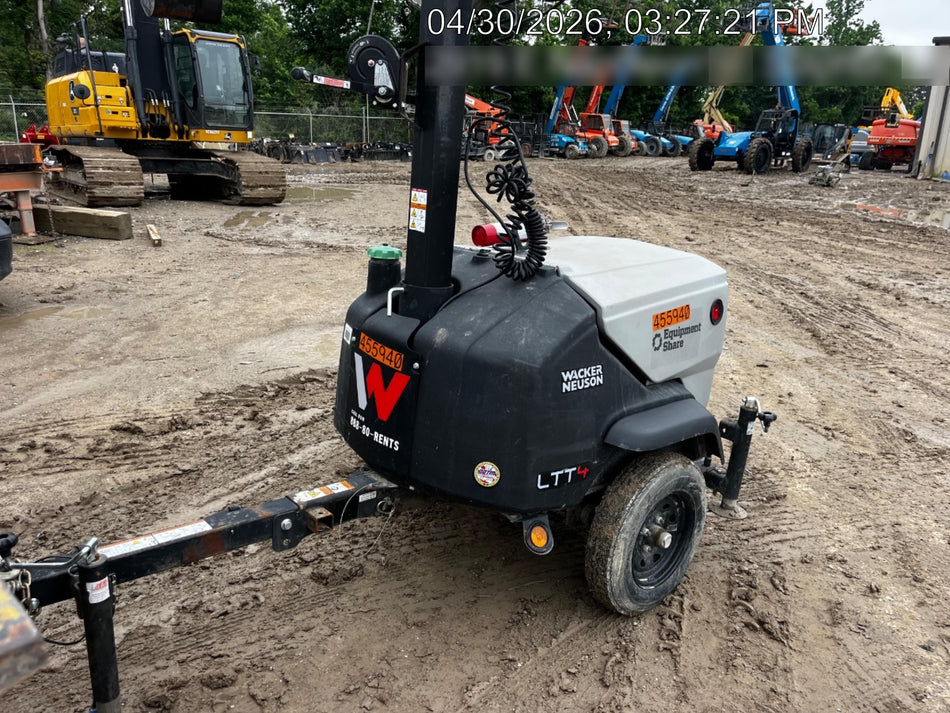 2024 Wacker Neuson LTT4 Diesel, Kohler KDW702, Deep Sea Controller, Auto Start, LED 320W, Bypass Outlet, T3