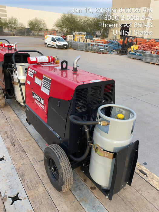 2020 Lincoln Electric Ranger 305 LPG K3430-1, Ranger 305 LPG, Undercarriage, Tank Holder & Strap, 10kw AC Gen, 25hp Kohler LPG Eng