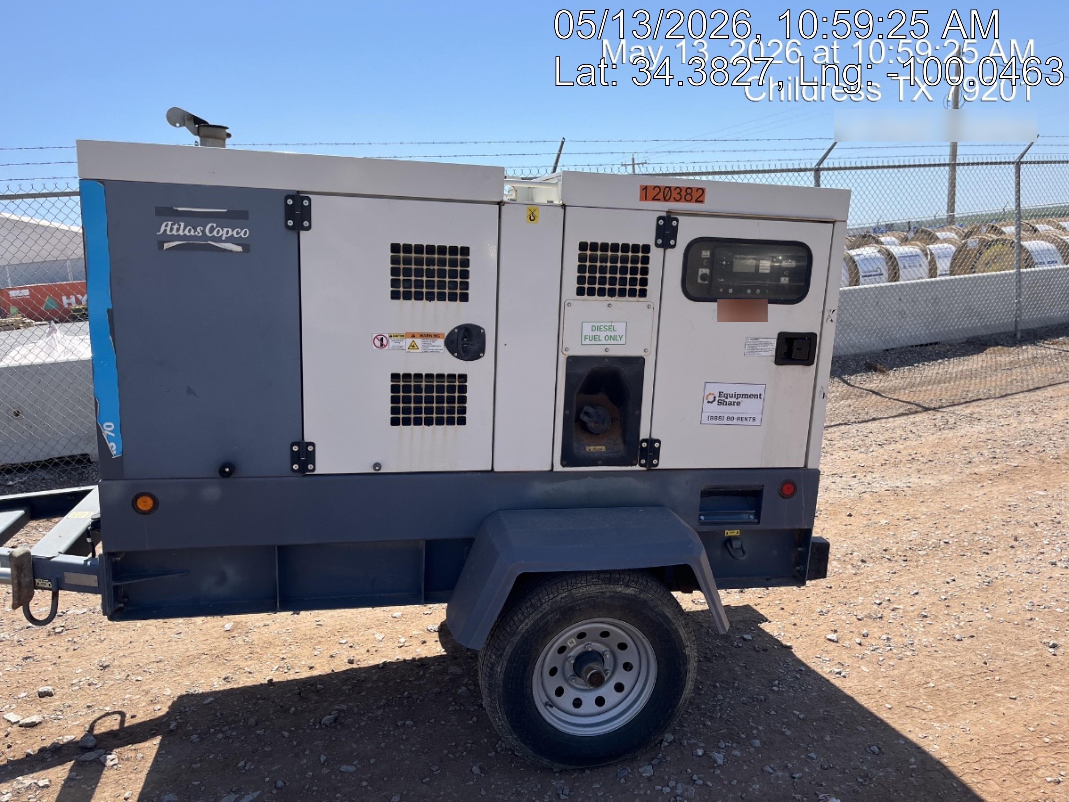 2020 ATLAS COPCO QAS 70
