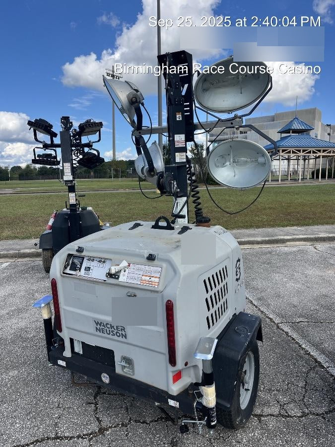 2018 Wacker Neuson LTV6L-MH Wacker Neuson LTV6L Mobile Light Tower w/Fuel Level Sensor Installed