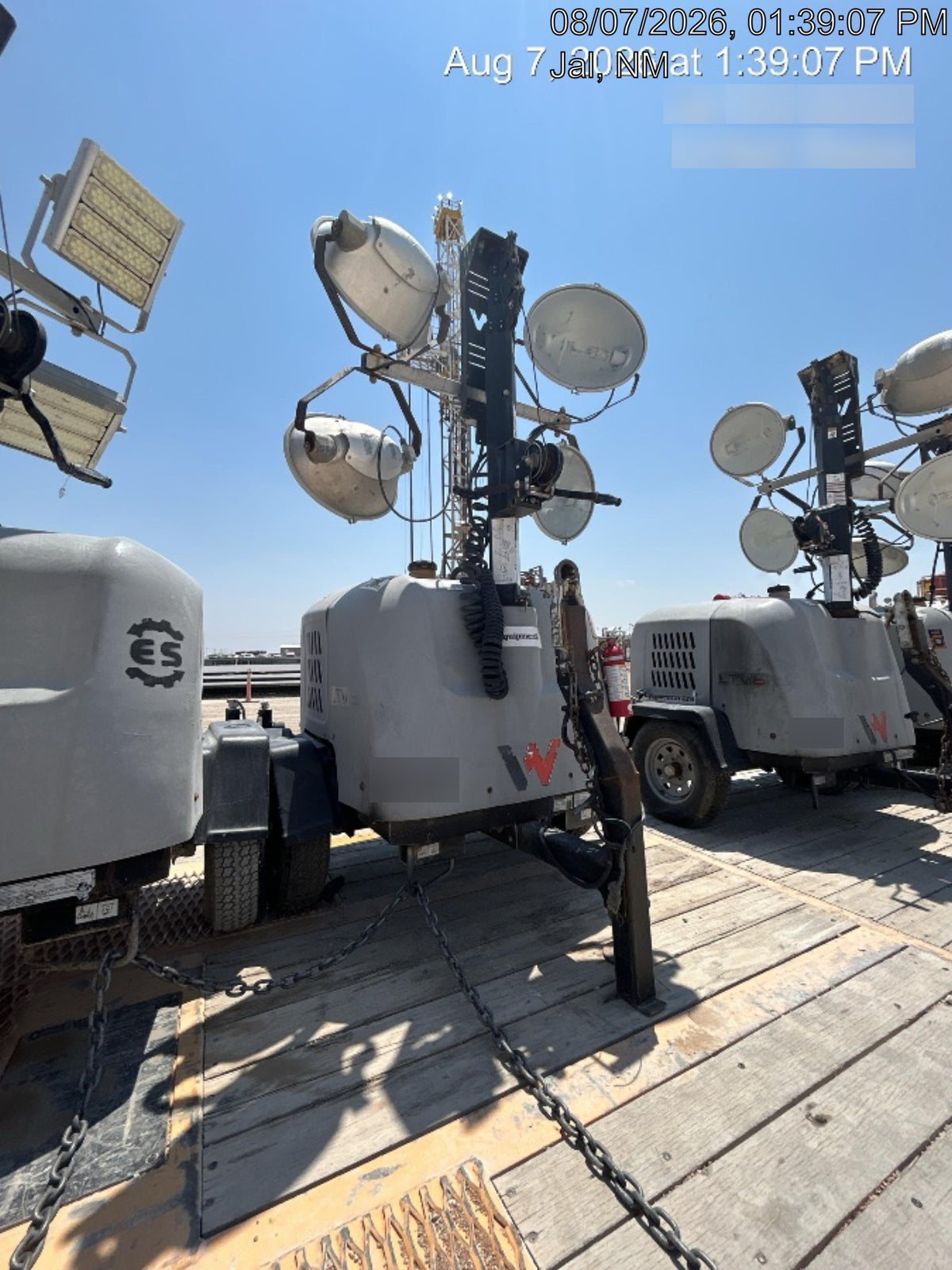 Wacker Neuson LTV6K-MH Wacker Neuson LTV6K Mobile Light Tower w/Fuel Level Sensor Installed