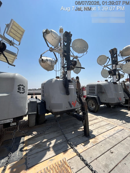Wacker Neuson LTV6K-MH Wacker Neuson LTV6K Mobile Light Tower w/Fuel Level Sensor Installed