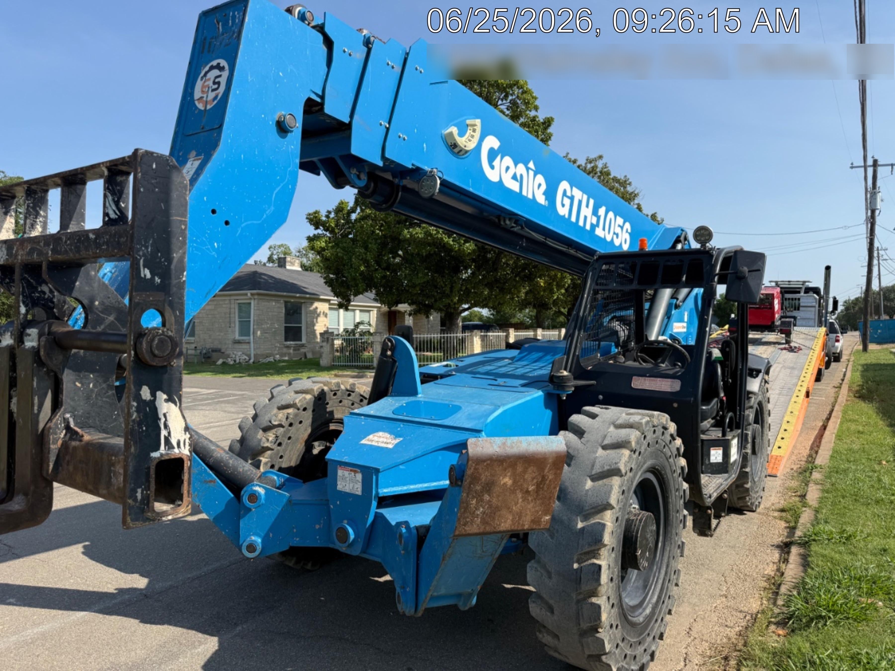 2018 Genie GTH-1056 Genie GTH-1056 w/Open ROPS, FF Tires, Work Light/Beacon, 60" Carriage and Forks