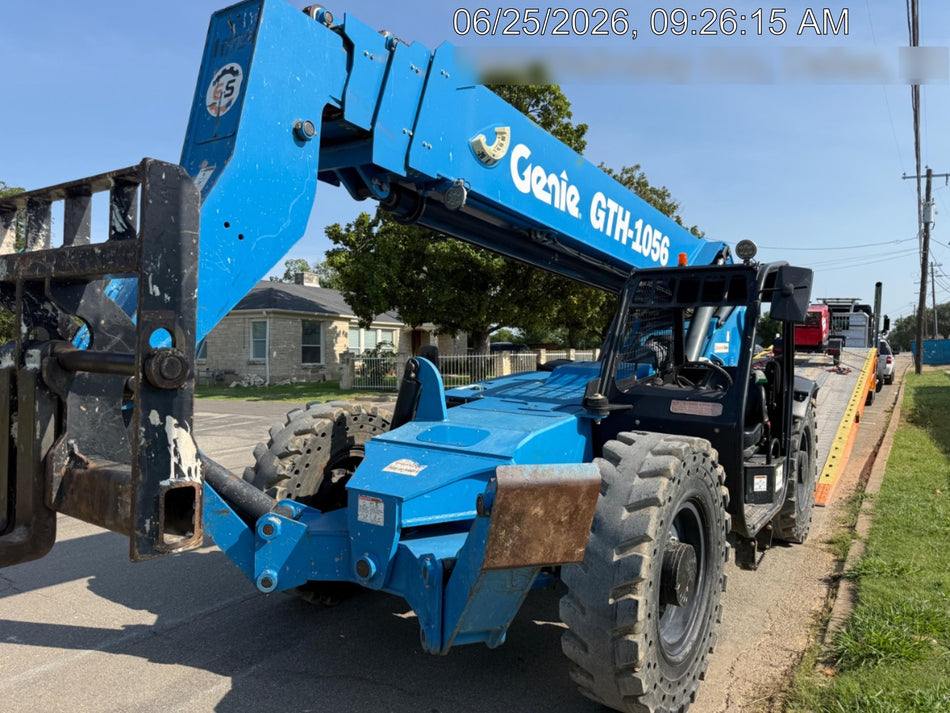 2018 Genie GTH-1056 Genie GTH-1056 w/Open ROPS, FF Tires, Work Light/Beacon, 60" Carriage and Forks