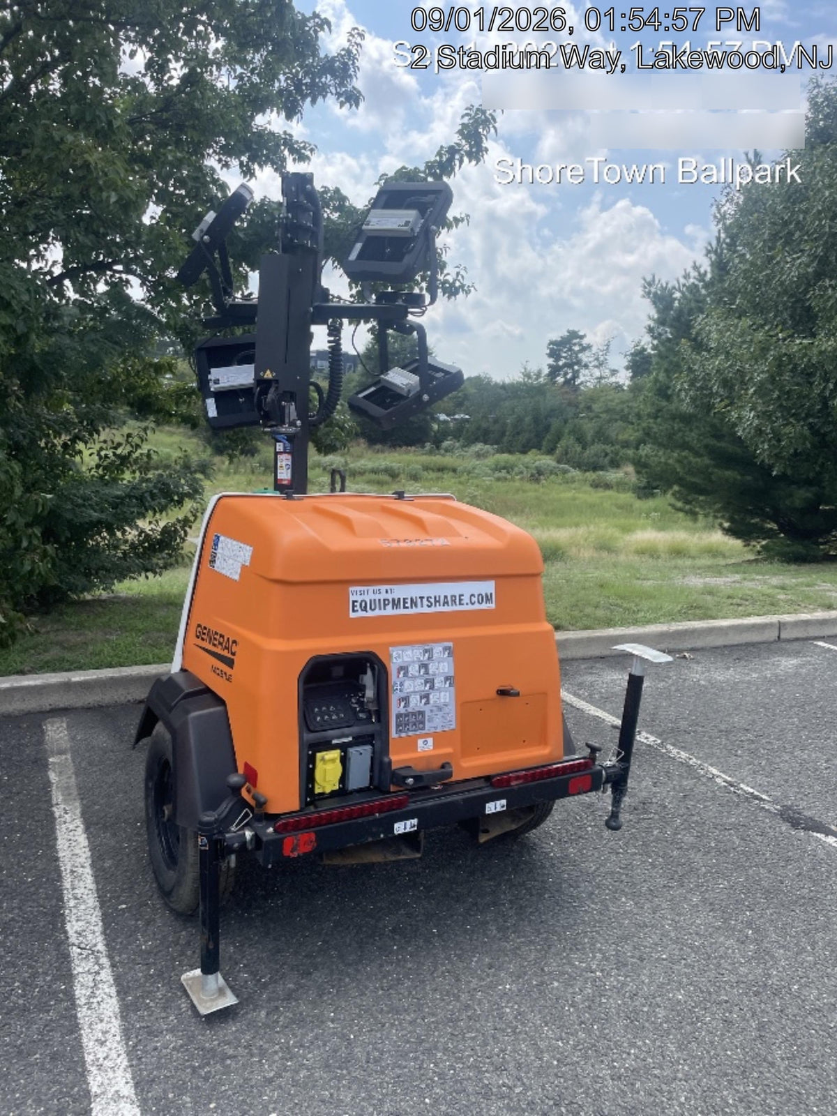 2023 Generac MLT2 Diesel, Flex Switch 120V Input, Powerzone Controller, (4) 320W LED Lights, 4kW Generator, 39.9 Gal Fuel Tank, 2" Ball, T3