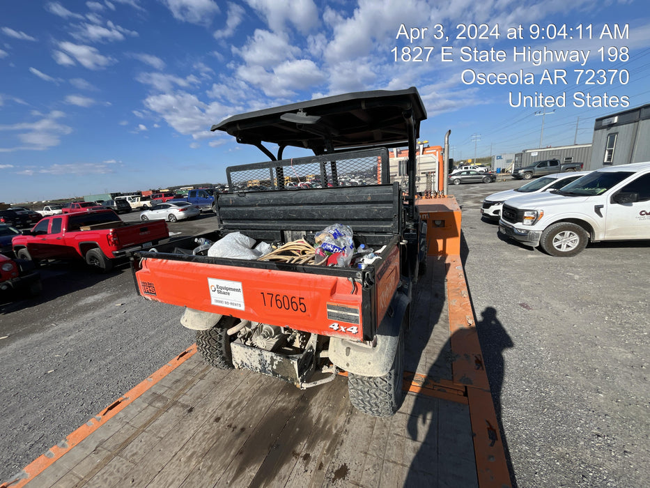 2021 Kubota RTV-X1140W-H Plastic Canopy, Windshield Acrylic Clear, LED Strobe Light, Wire Harness Kit, Back up Alarm