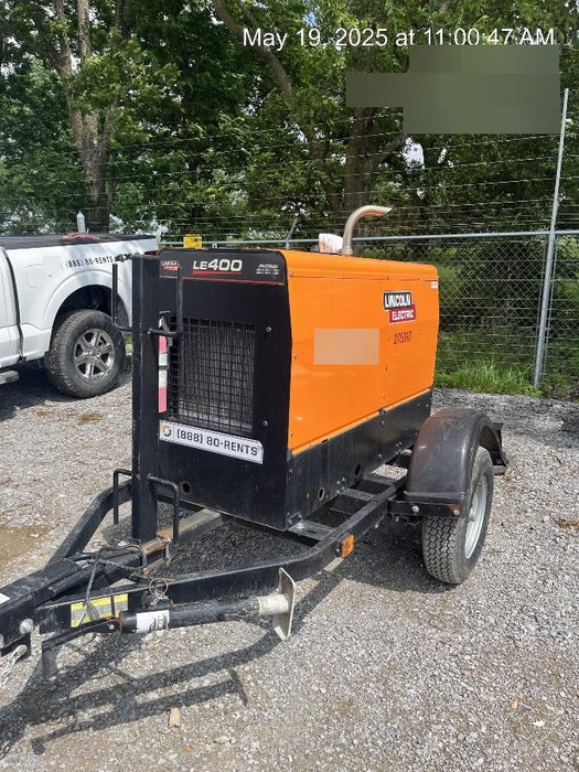 2022 Lincoln Electric LE400 Kubota V1505, Trlr, Cable Rack, Light Kit, ES Decals, T3