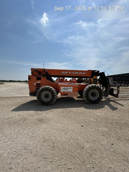 2018 Skytrak 10054 Skytrak 10054 10K Telehandler w/Open ROPS Solid Tires, LED Work Lights, Rotating Beacon, 60" Carriage/60" Forks