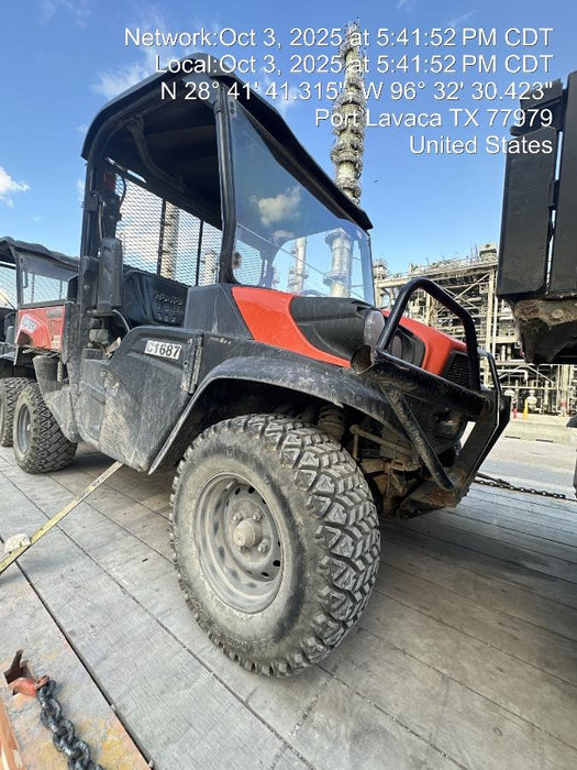 2019 Kubota RTV-XG850WL-H 4wd Utility Cart, Gas, 2 Seat, LED Strobe, Windshield Tempered Glass, Plastic Canopy, Wire Harness Kit, Backup Alarm
