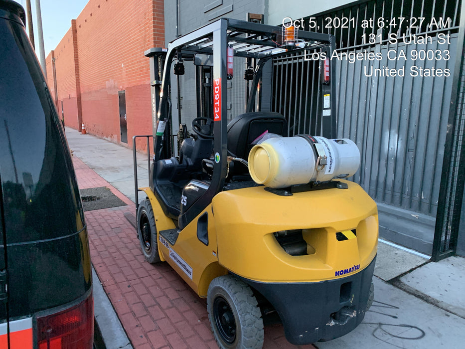 2021 KOMATSU FG25T-16 LP-Scale System