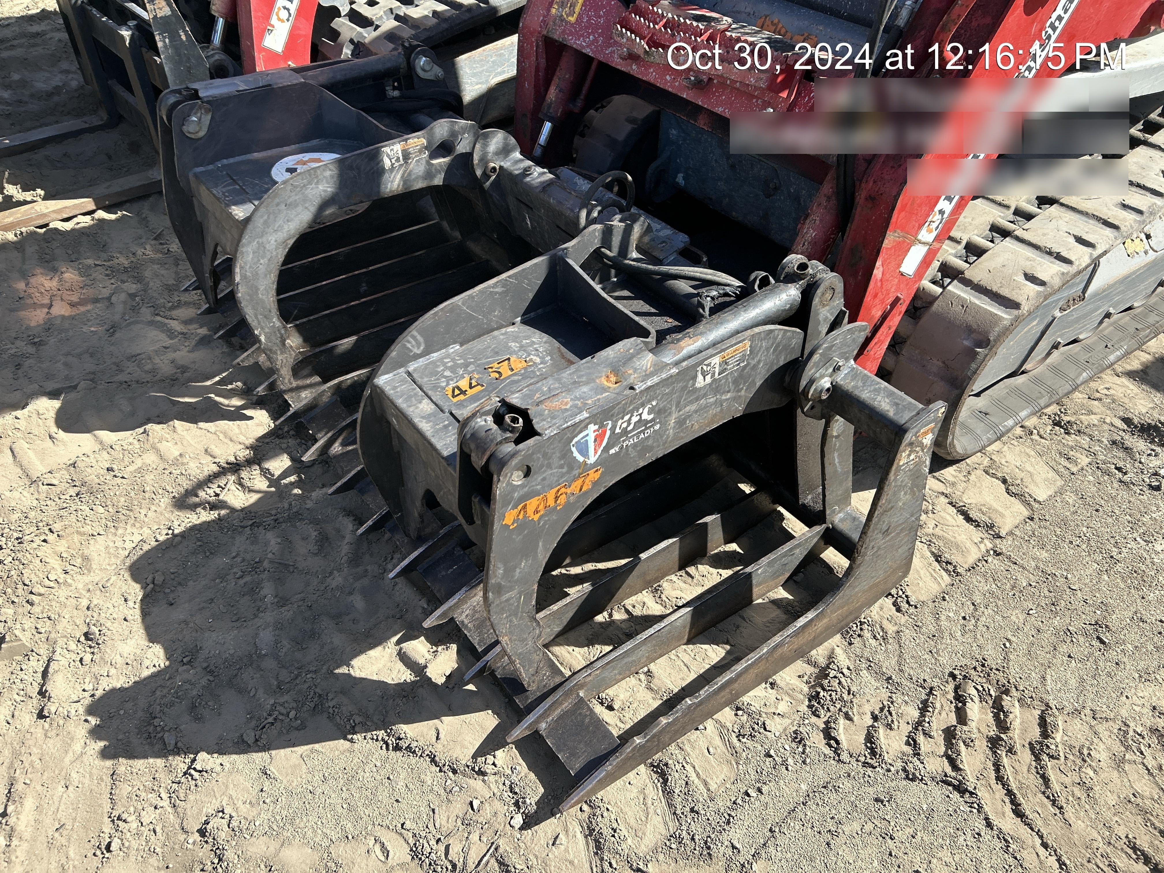 2019 PALADIN 78" Skeleton Grapple Bucket - Paladin