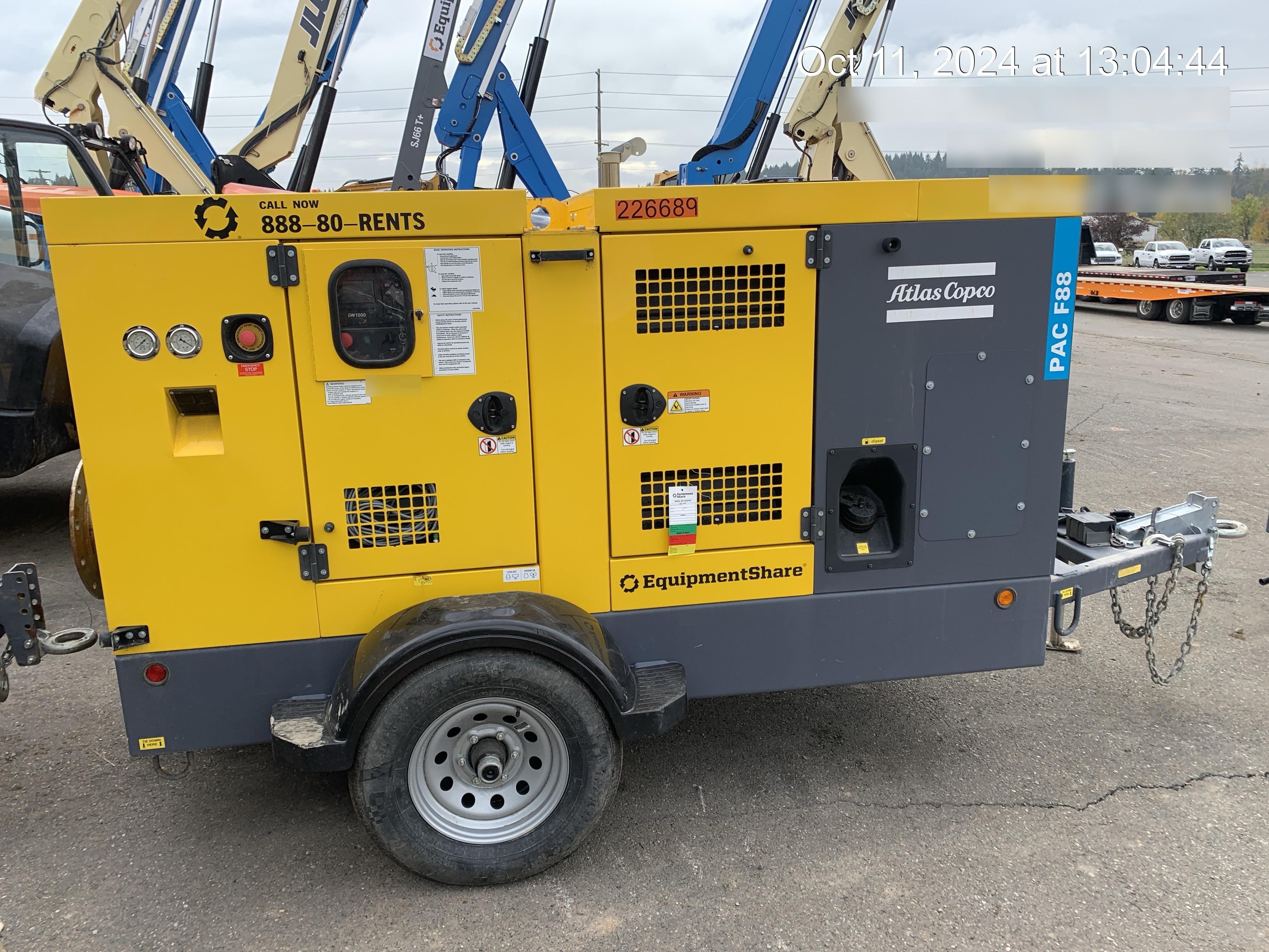 2022 ATLAS COPCO PAC F88 PD-S