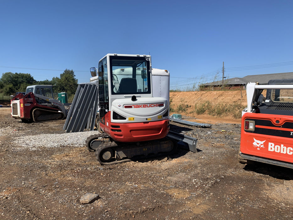 2020 Takeuchi TB235-2CR Cab/Heat/Air, Rubber Tracks, Manual TAG QC