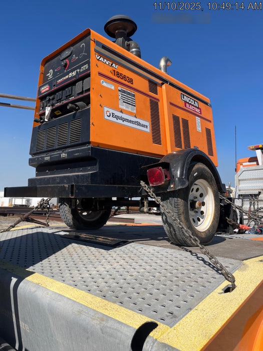 2021 Lincoln Electric Vantage 549X Ready Pak 3, ORANGE (includes trailer, cable rack, fender light kit)