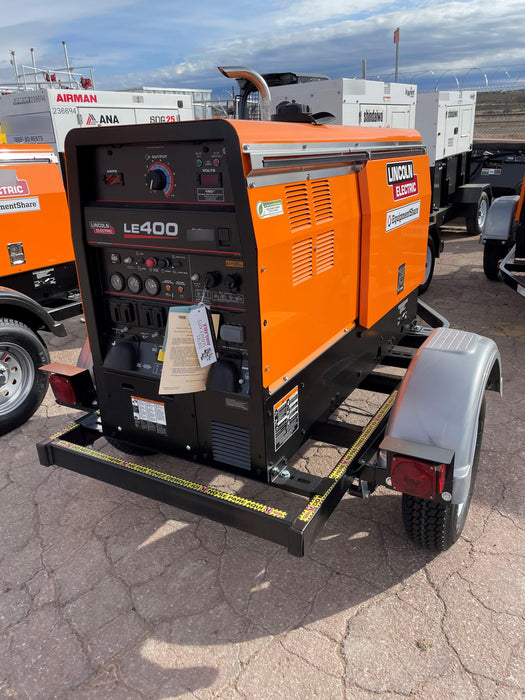 2022 Lincoln Electric LE400 Kubota V1505, Trlr, Cable Rack, Light Kit, ES Decals, T3