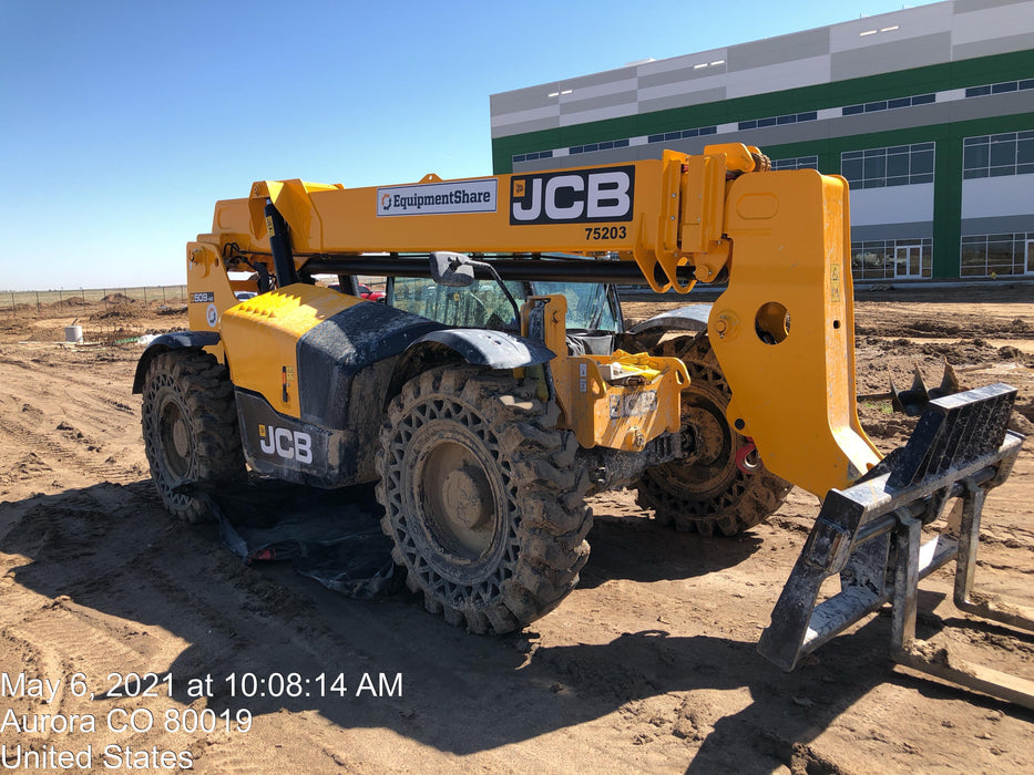 2020 JCB 509-42 Cab/Heat/Air, Solid Tires, Work Lights, Beacon, Aux Hydraulics, Back up Alarm, Lifting Eye, ES Decals