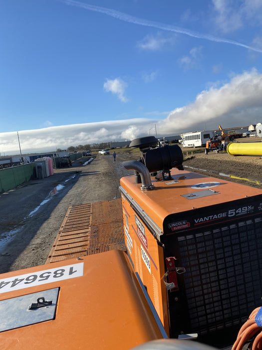 2021 Lincoln Electric Vantage 549X Ready Pak 3, ORANGE (includes trailer, cable rack, fender light kit)