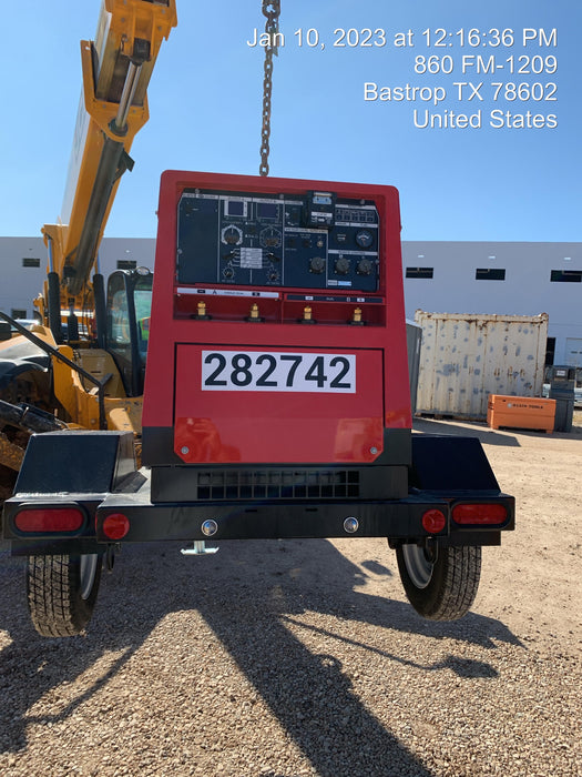 2022 Shindaiwa DGW400MDL Kubota D902 Engine, 23 HP, Dual Op Welder, Wire, Arc, Droop Stick, Tig, and CC Stick Functionality, Simulphase, 3 Phase and 1 Phase Gen Output, Single Axle NB Trlr, Slr Trckl Chrg 12V 12W, Fire Ext