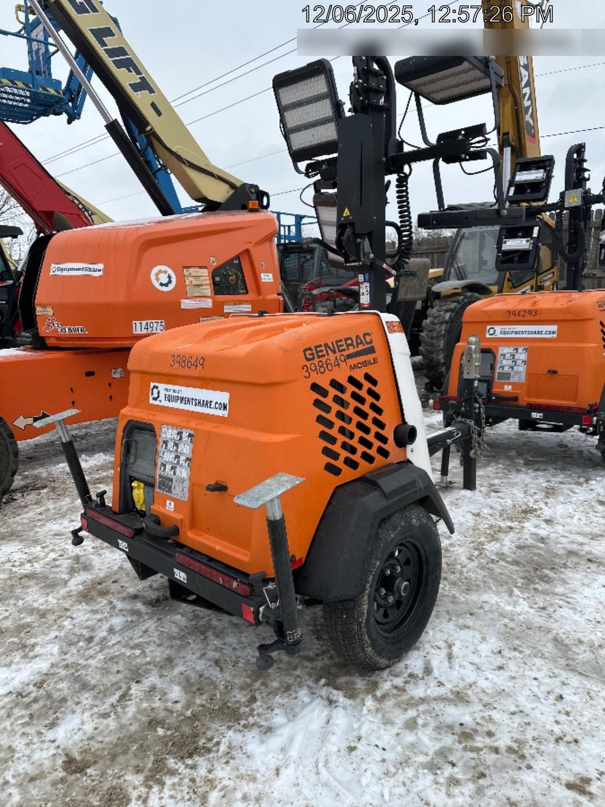 2024 Generac MLT2 Diesel, Flex Switch 120V Input, Powerzone Controller, 
(4) 320W LED Lights, 4kW Generator, 39.9 Gal Fuel Tank, 2" Ball, T3