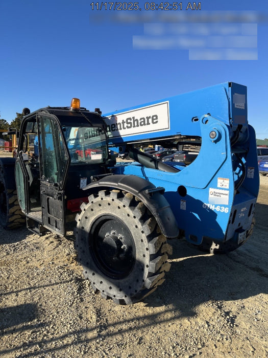 2020 Genie GTH-636 Cab/Heat/Air, Solid Tires, Work Lights, Beacon, Aux Hydraulics, Back up Alarm