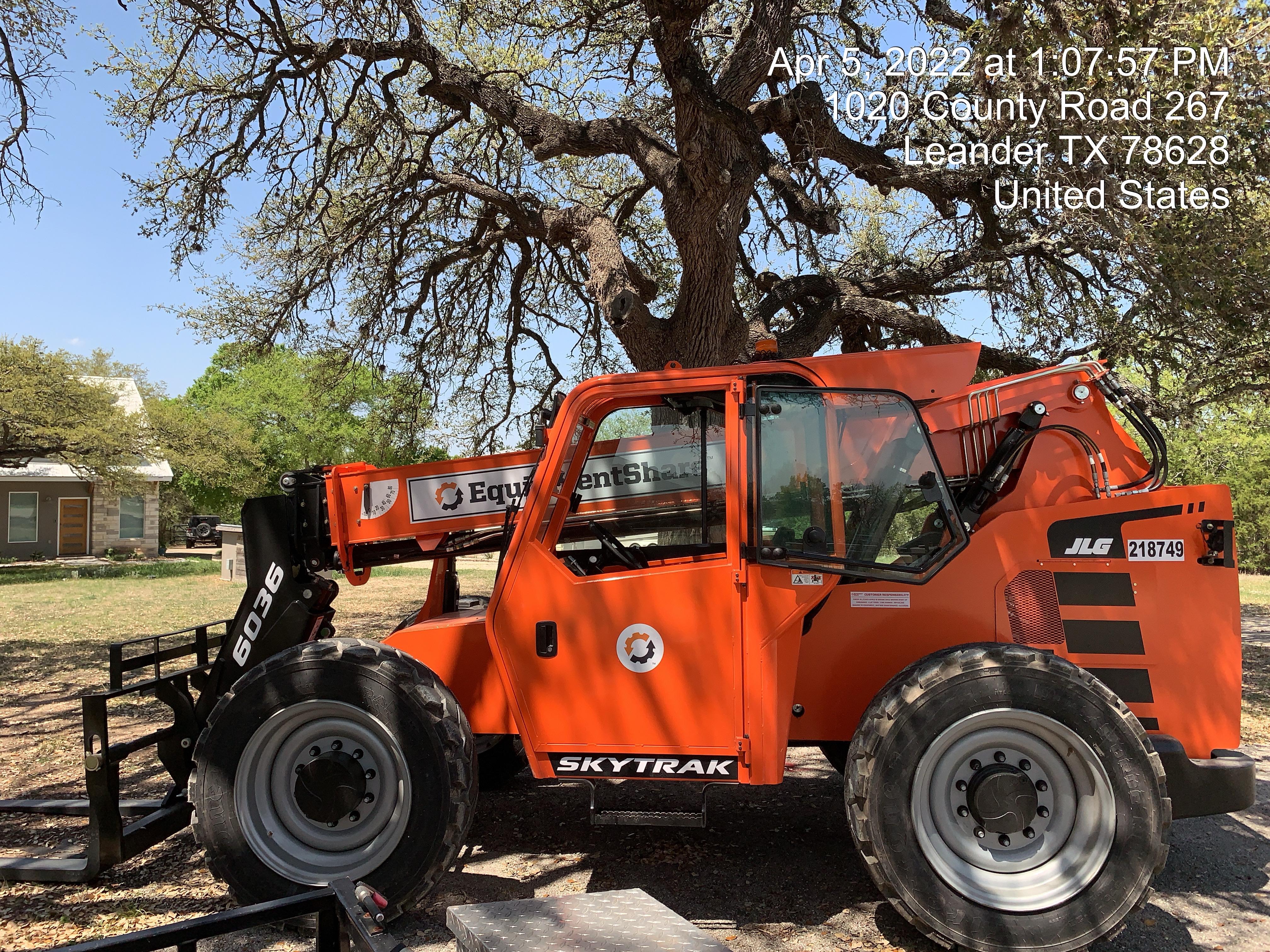 2022 Skytrak 6036 74Hp Dsl, Cab/Heat/Air, Duraforce FF Tires, LED WL